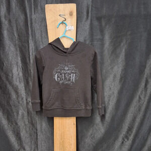 Johnny cash hoodie with pockets size 2T